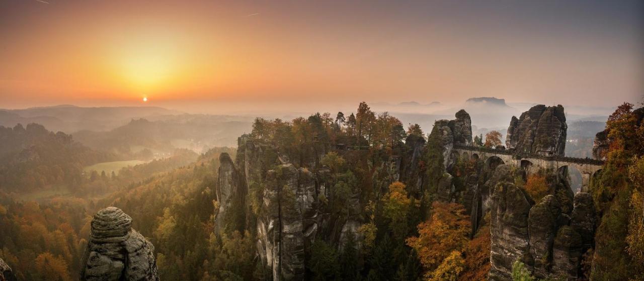 Вілла Haus Am Wald Бад-Шандау Екстер'єр фото